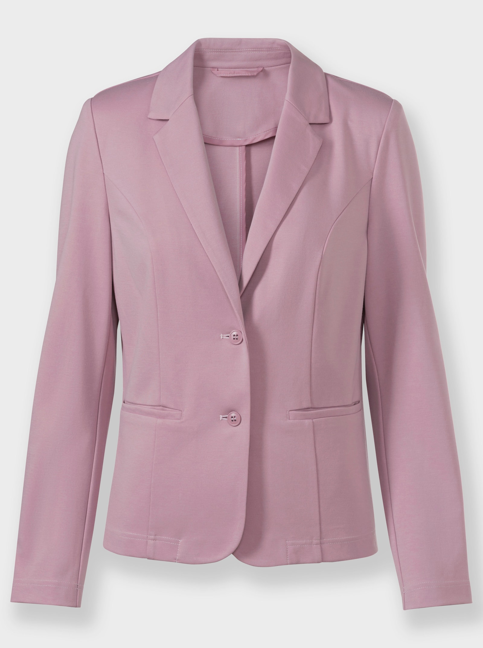 Jerseyblazer in Interlock-Qualität - mauve