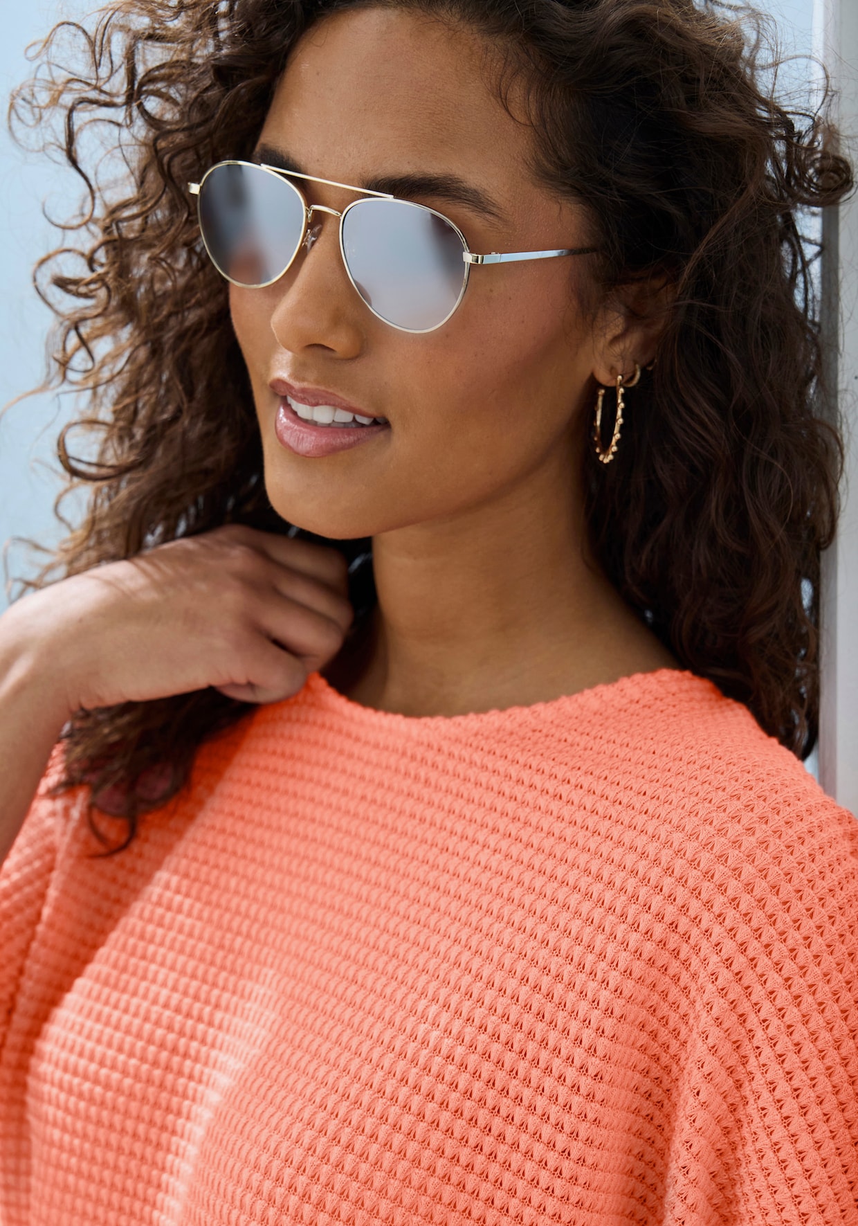 Vivance Langarmshirt - apricot