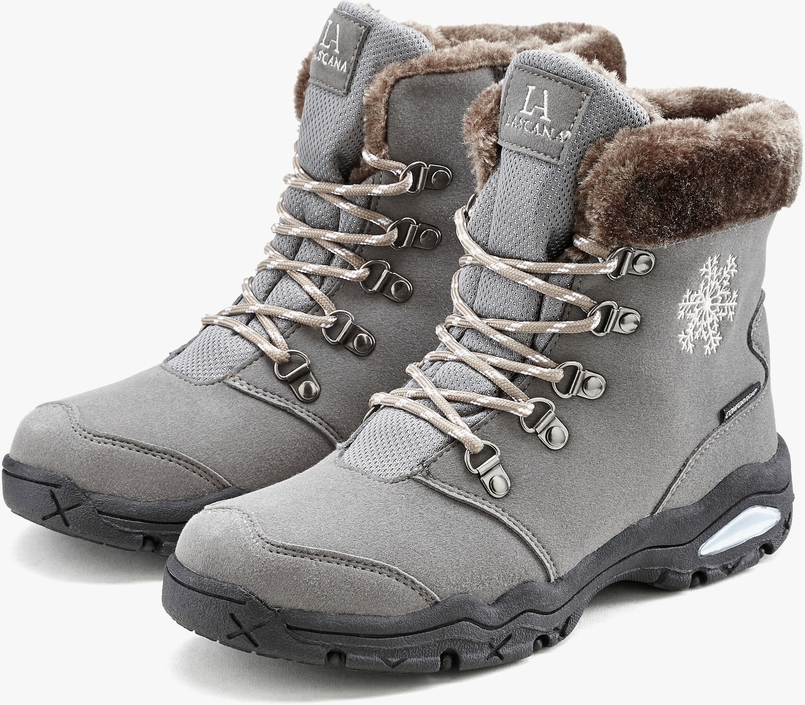 LASCANA Winterstiefelette - anthrazit
