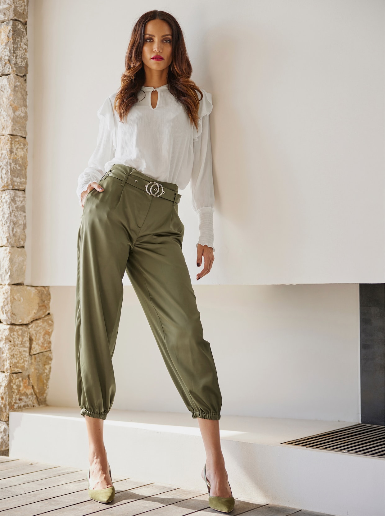heine Bluse - ecru