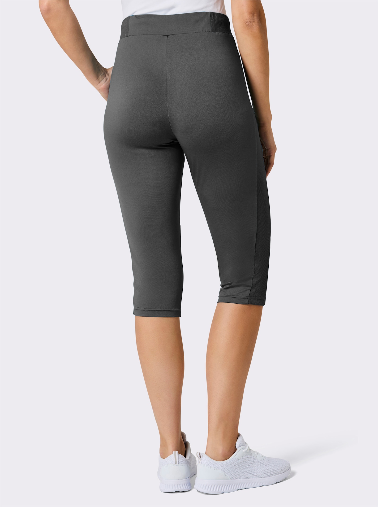 Catamaran Sports Caprileggings mit Teil-Dehnbund - anthrazit