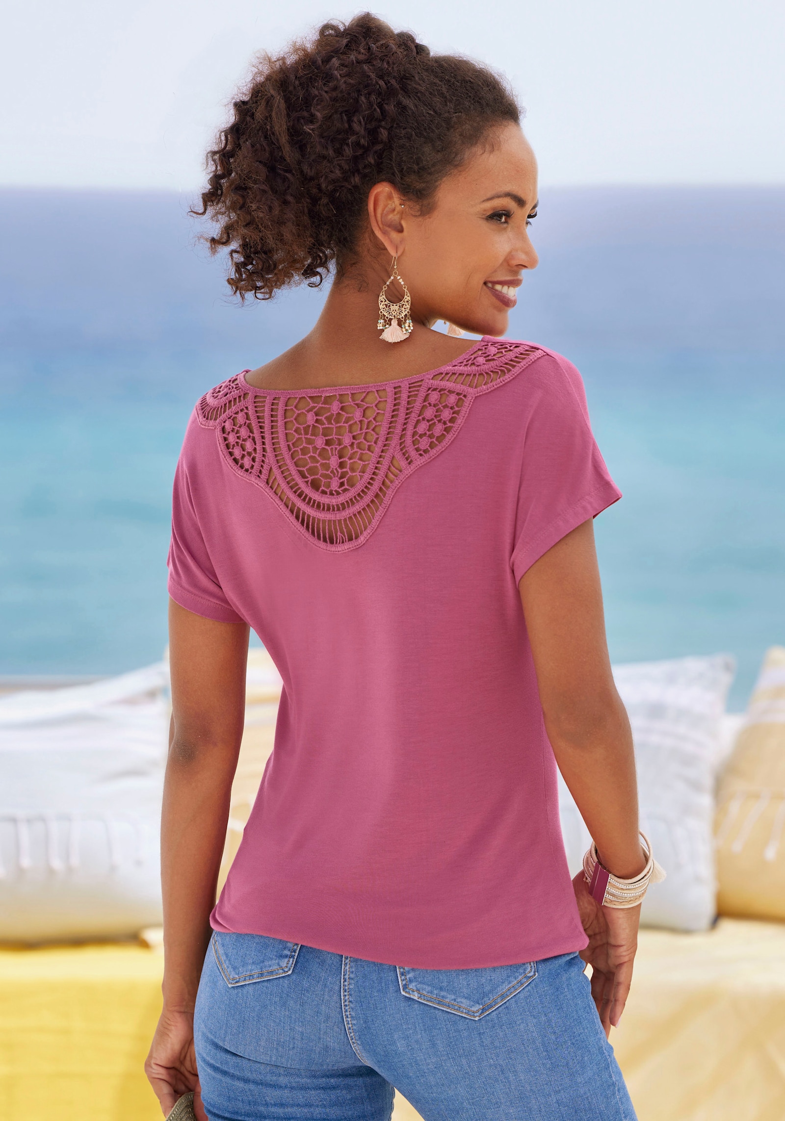 Vivance T-shirt à manches courtes - rose, mûre