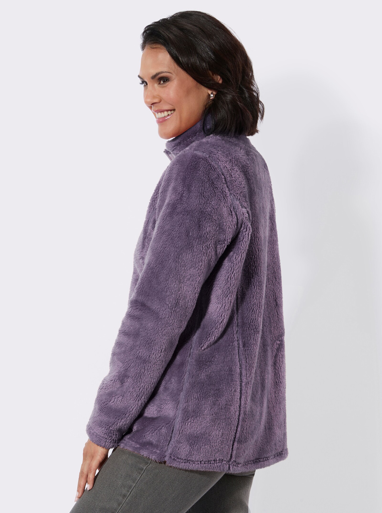 Wendejacke mit Wende-Funktion - flieder-feige