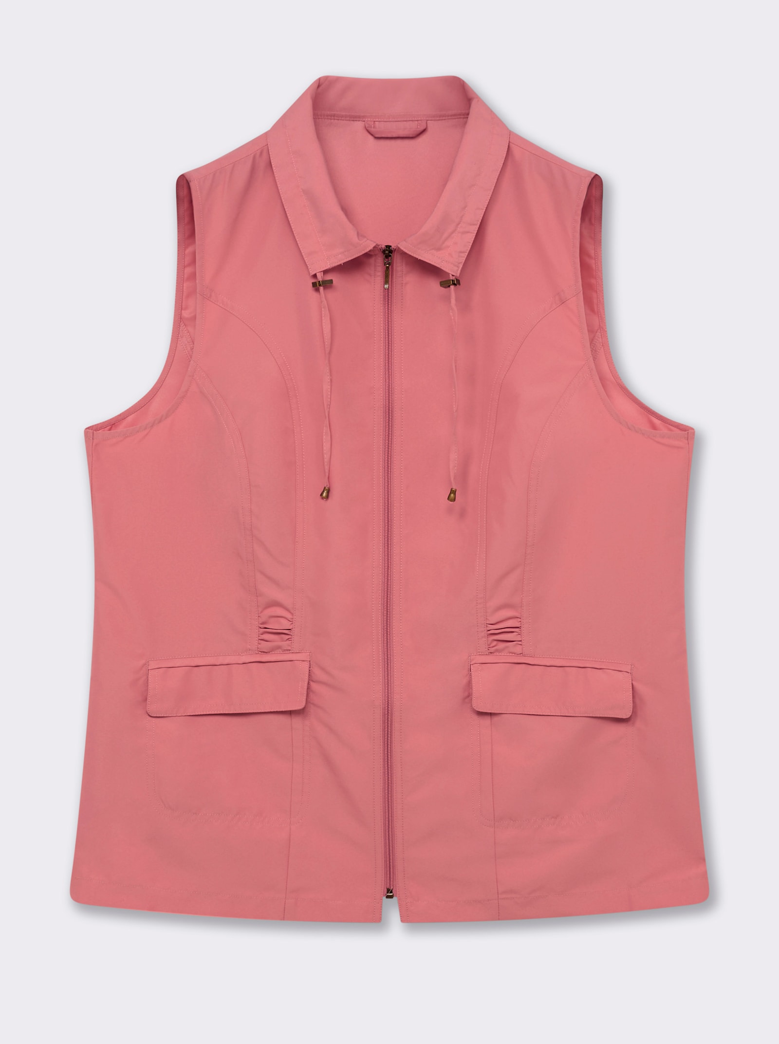 Longweste aus Microfaser - flamingo