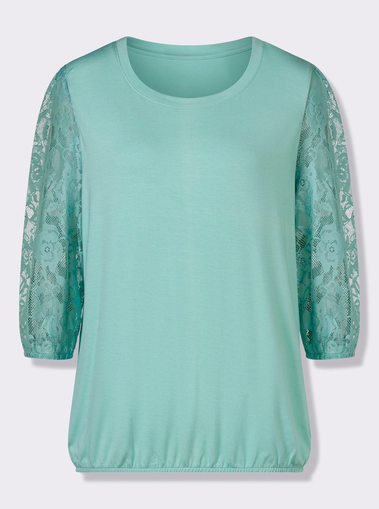 Spitzenshirt - mint