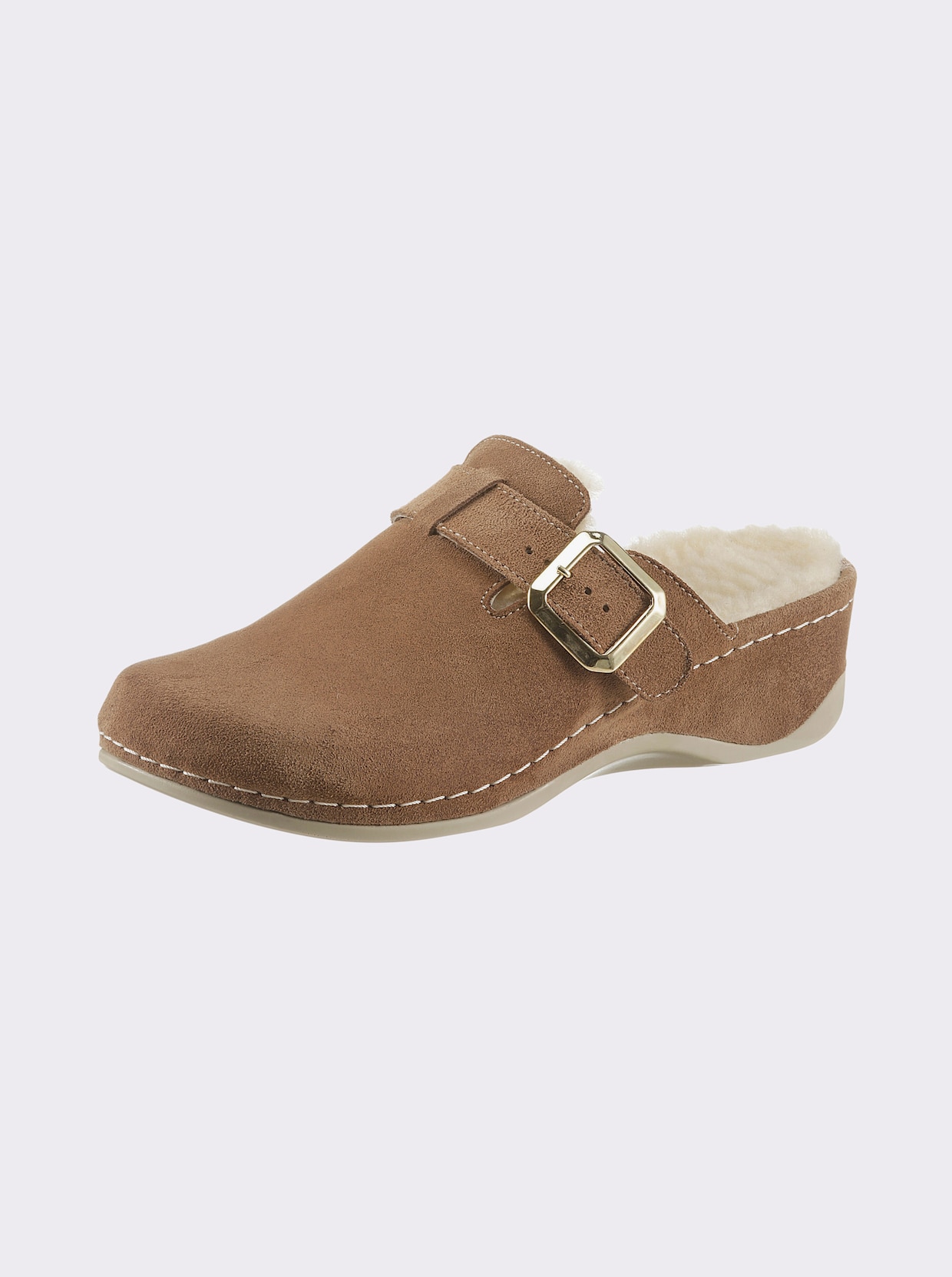 Mubb Pantoffel - cognac