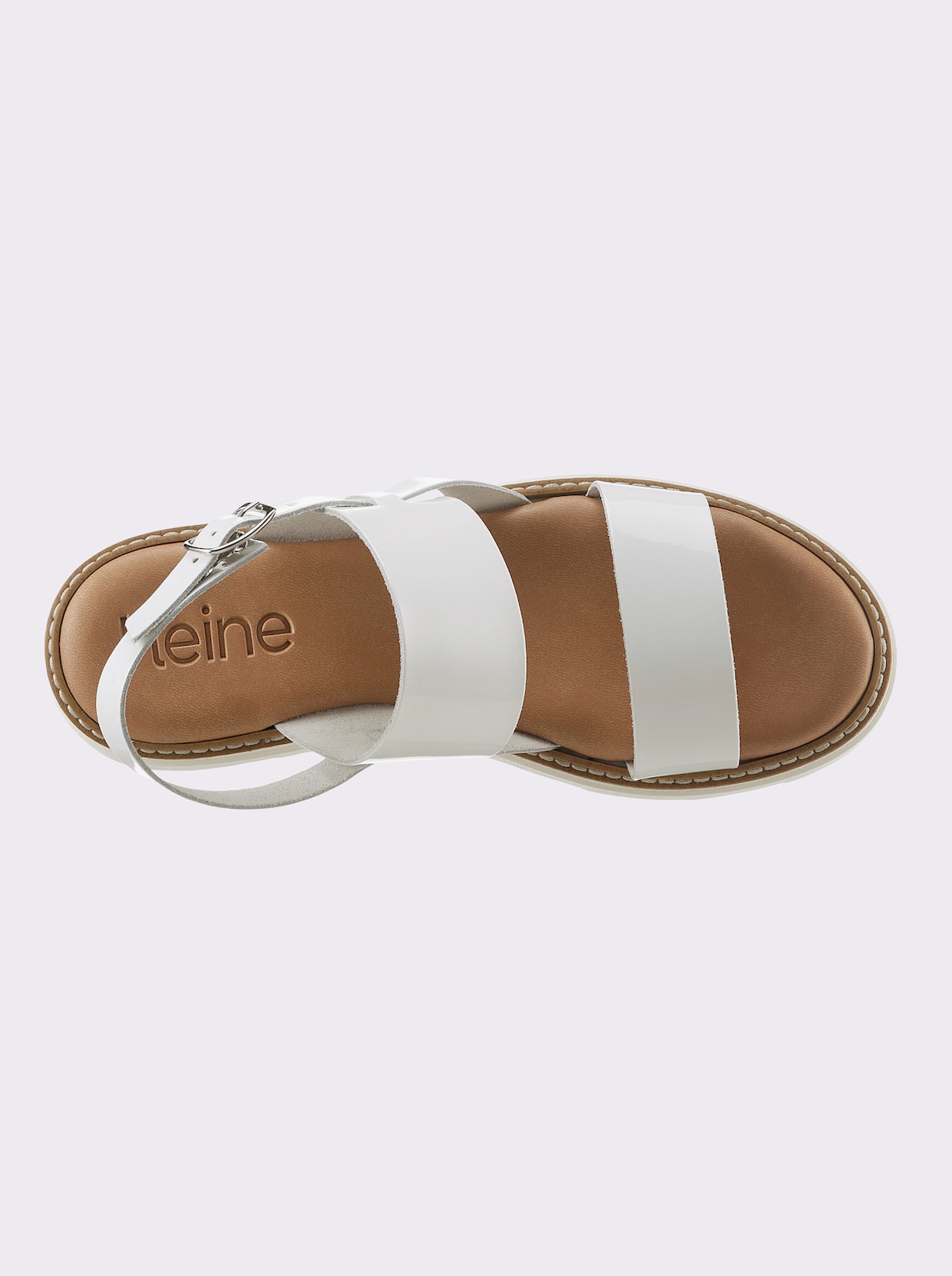 heine sandalen - wit