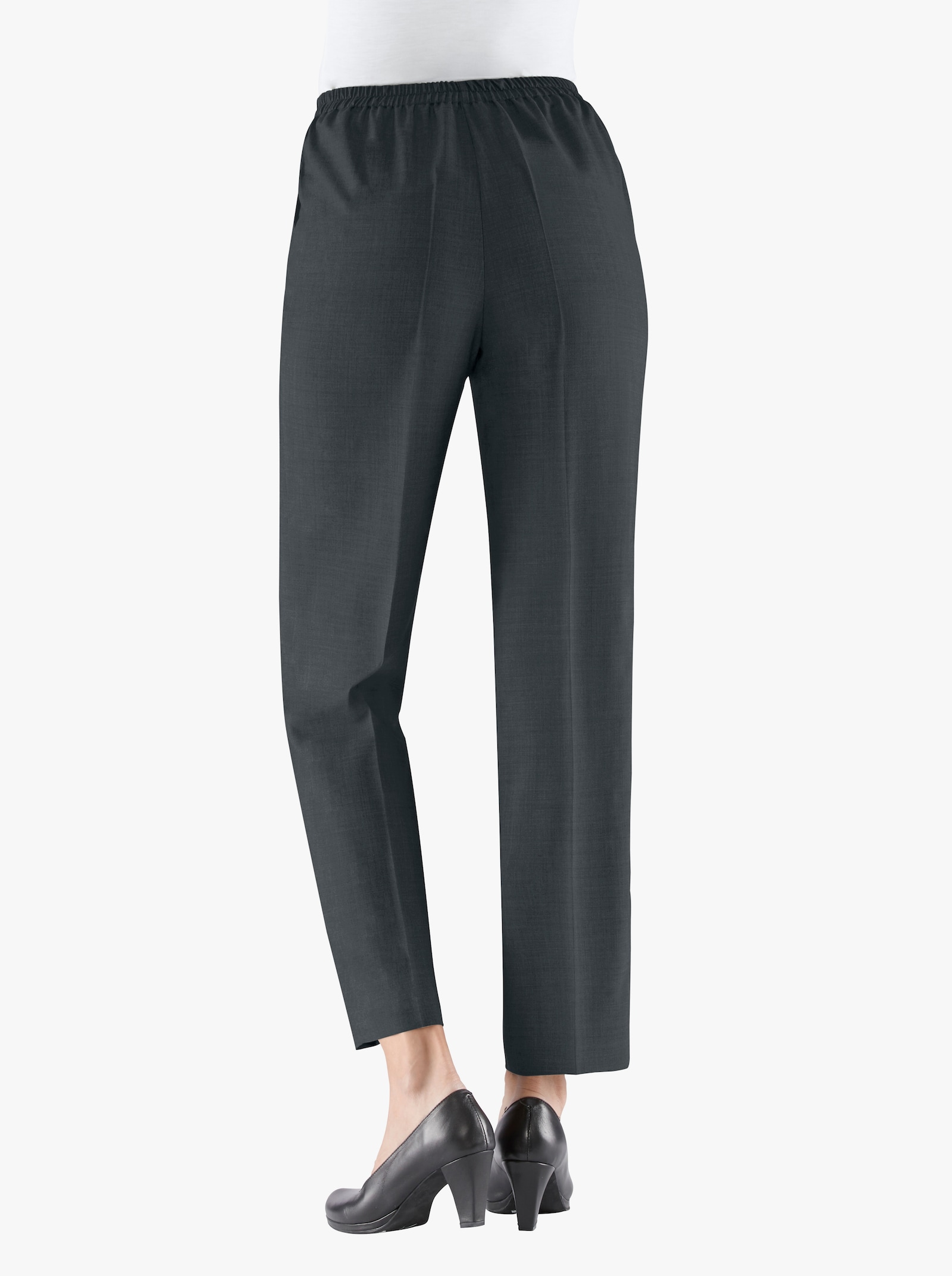 Come on Schlupfhose mit Sicherheitstaschen - anthrazit-meliert