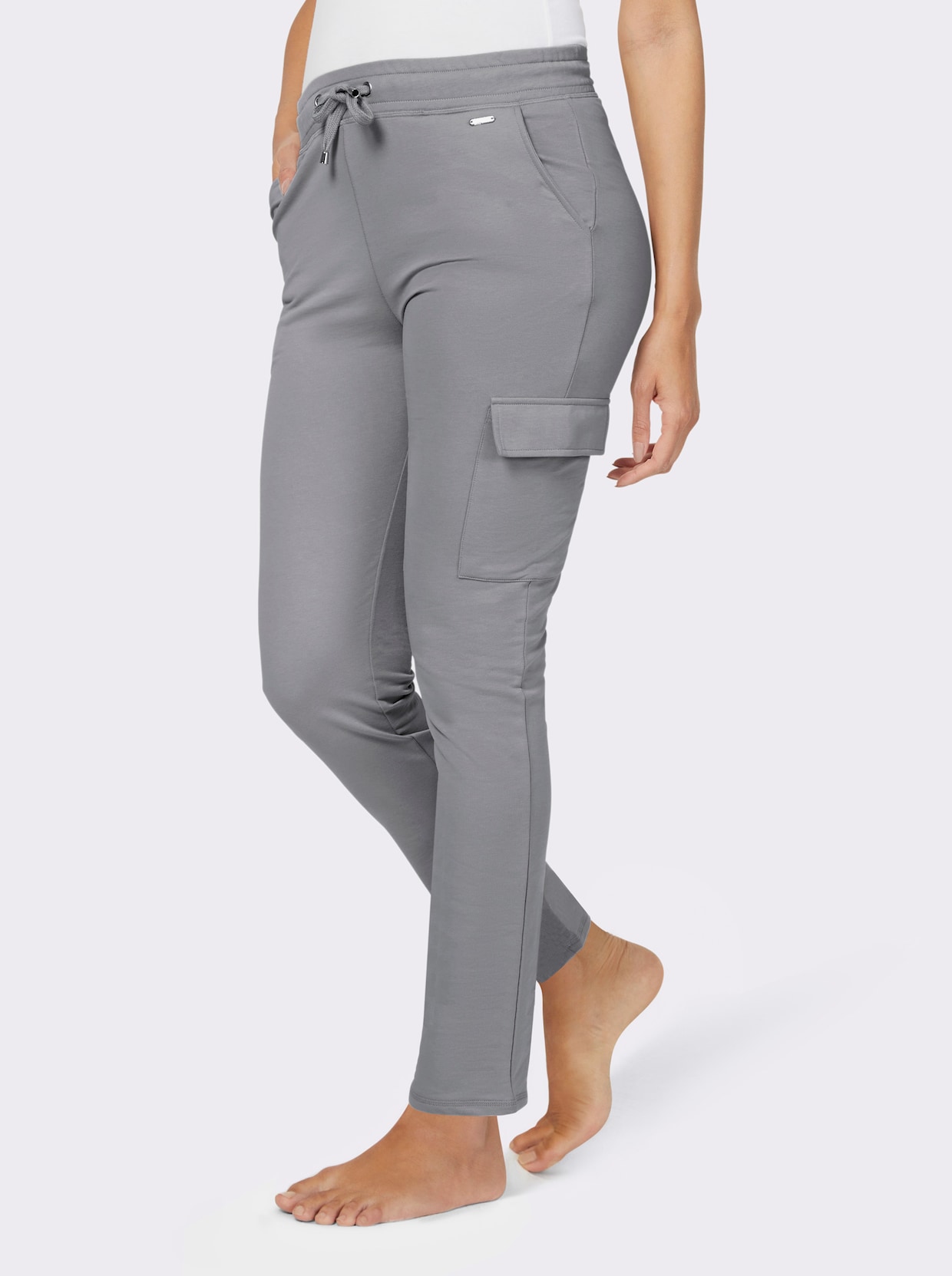 feel good broek - steengrijs