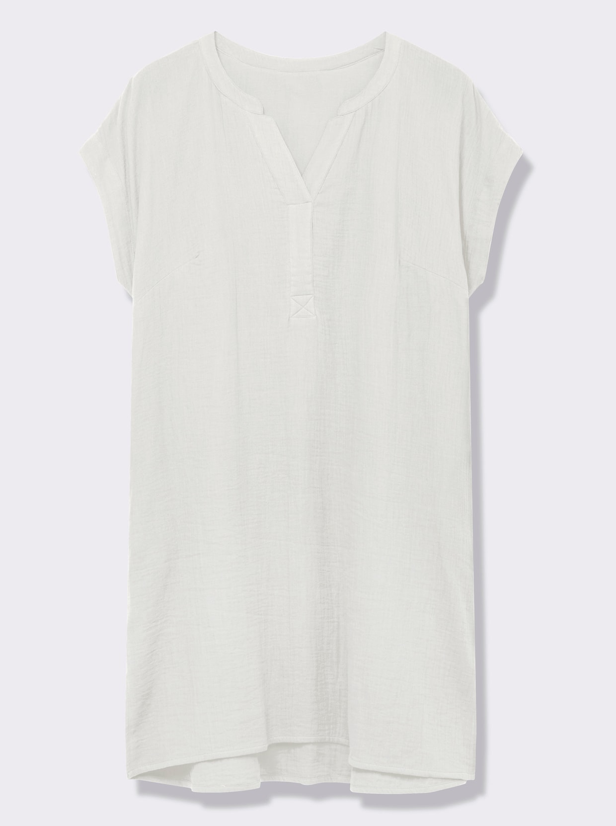 Sommerkleid in Musselin-Qualität - weiß