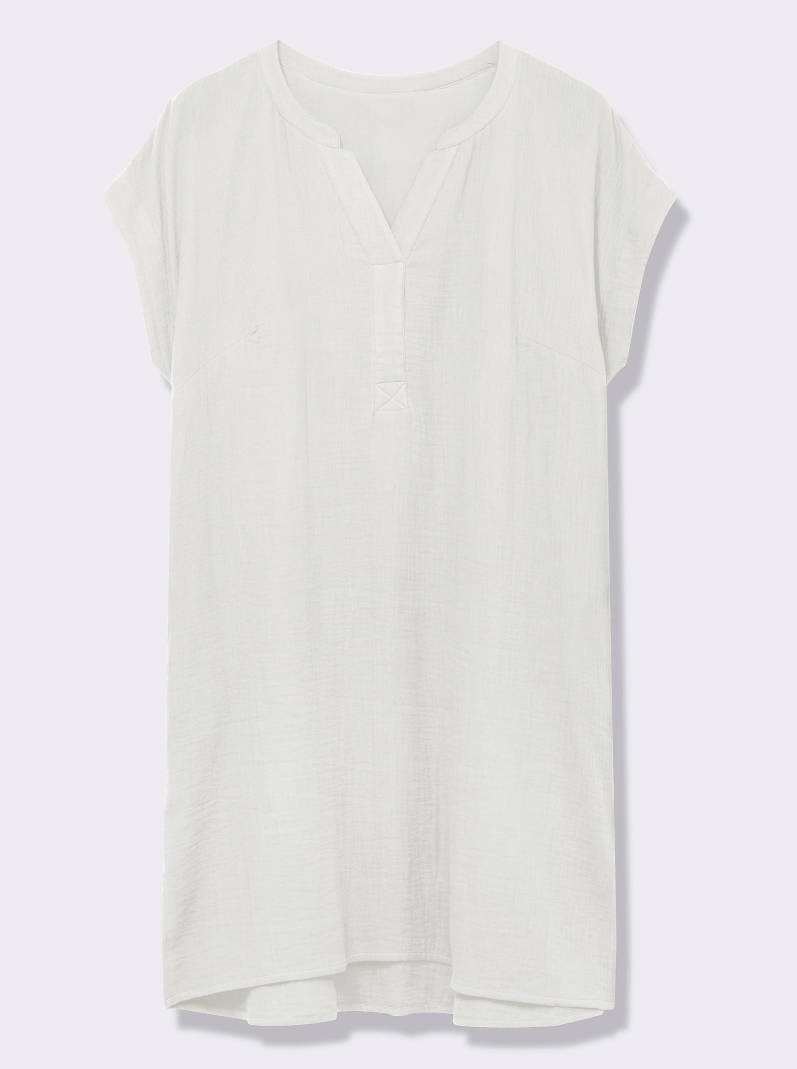 Sommerkleid in Musselin-Qualität - weiß