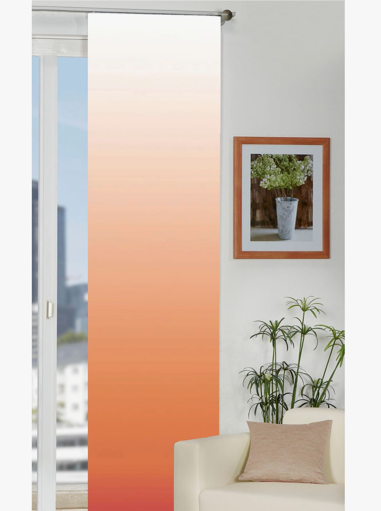 Schiebevorhang - orange