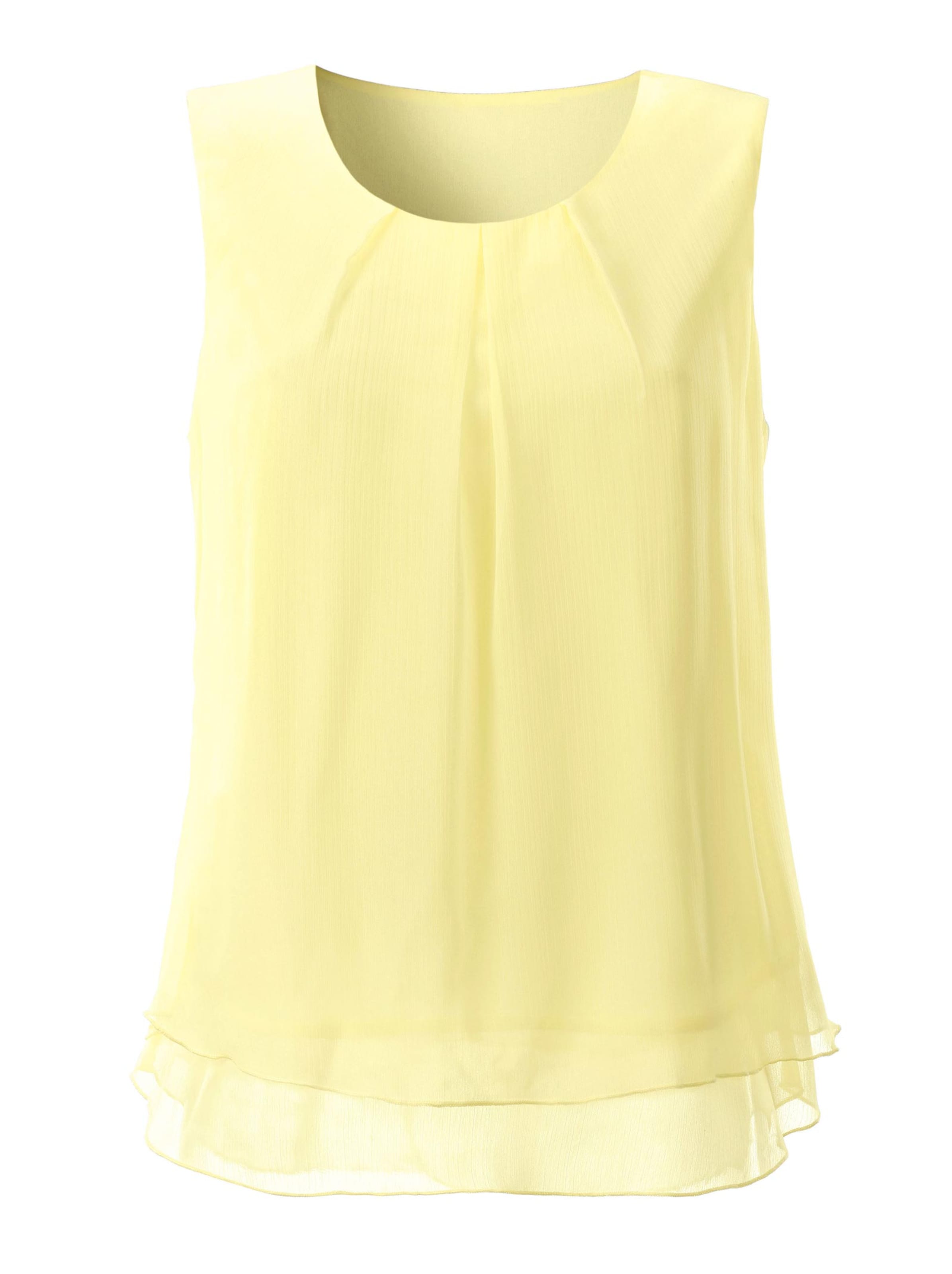 Damenmode Shirts Blusentop in limone 
