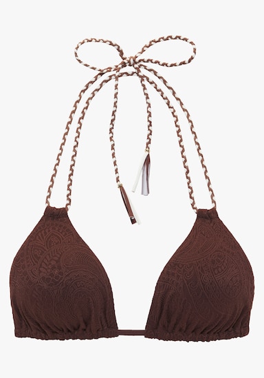 s.Oliver Triangel-Bikini-Top - kaffee