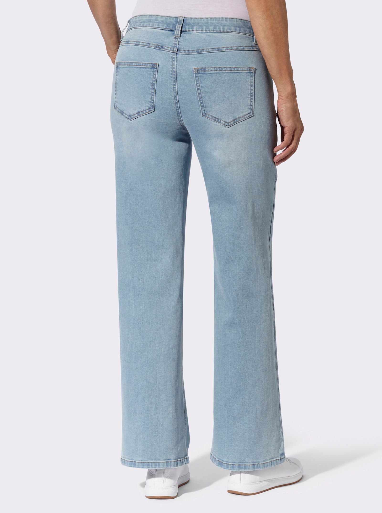 5-Pocket-Jeans in Stretch-Qualität - blue-bleached