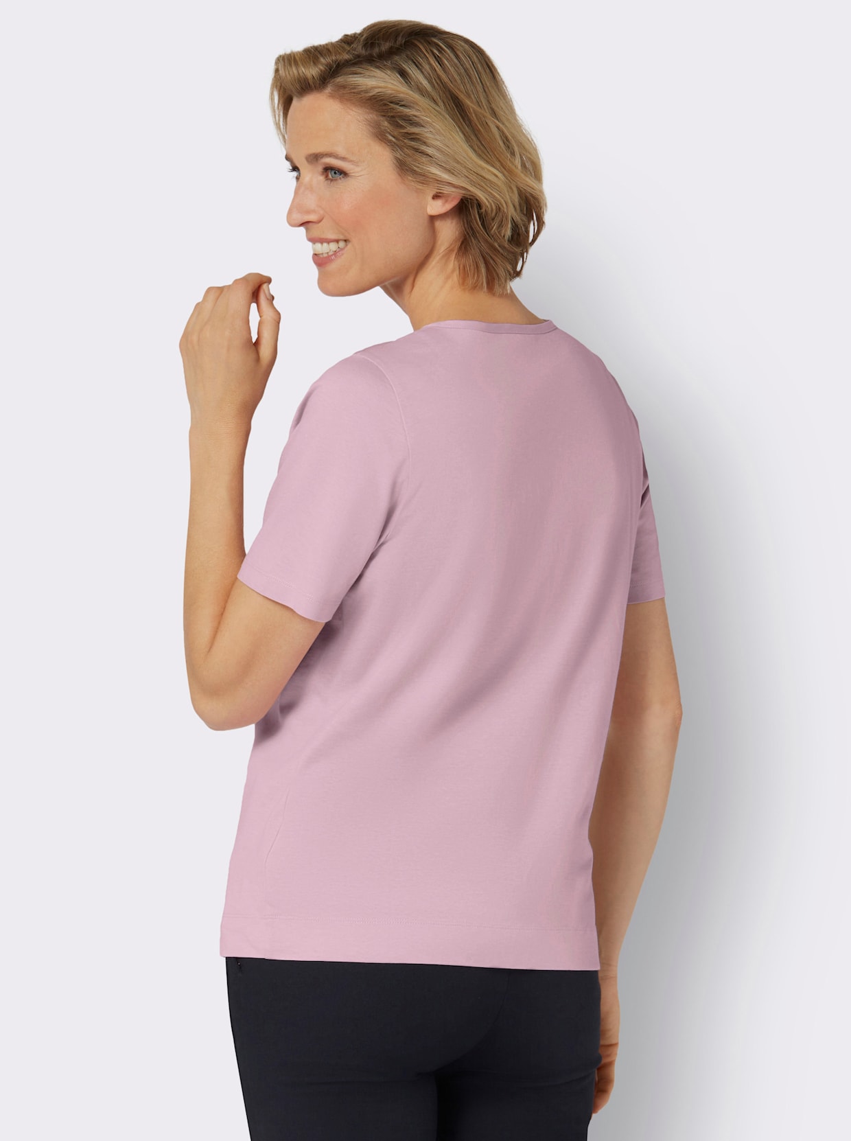 Shirt met korte mouwen - roze