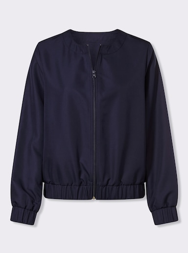 Blousonjack met ritssluiting - marine