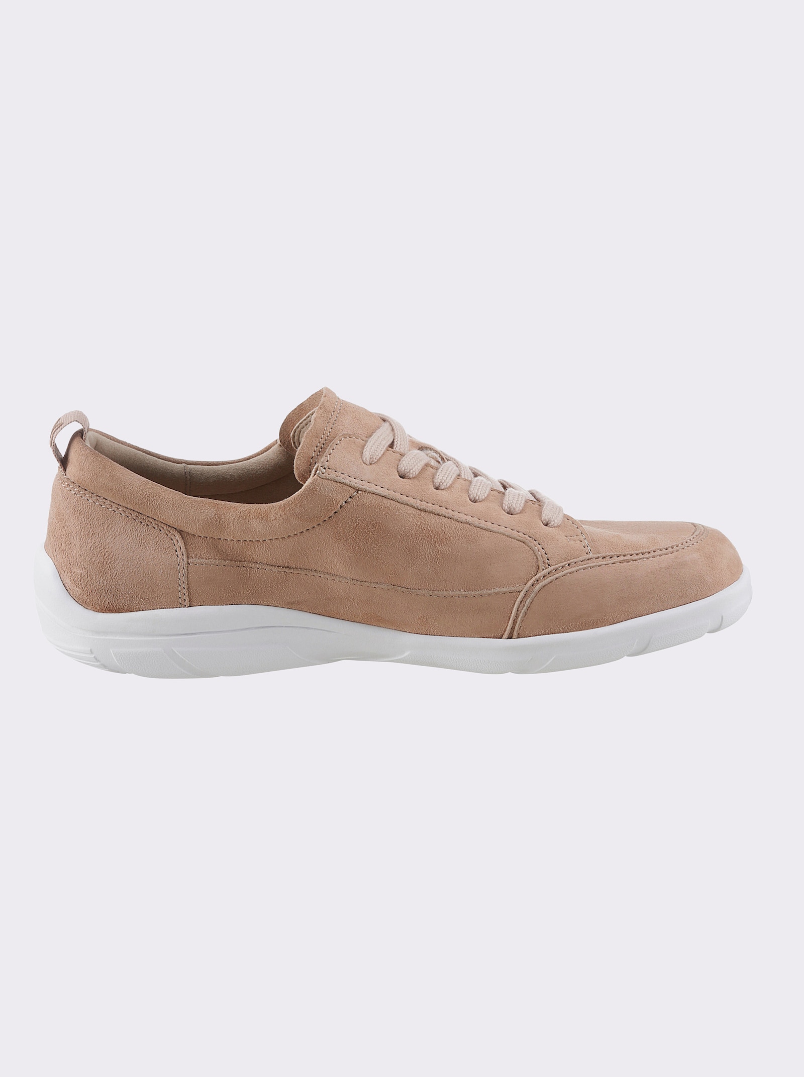 Caprice Sneaker met voetbed van zacht schuim - beige