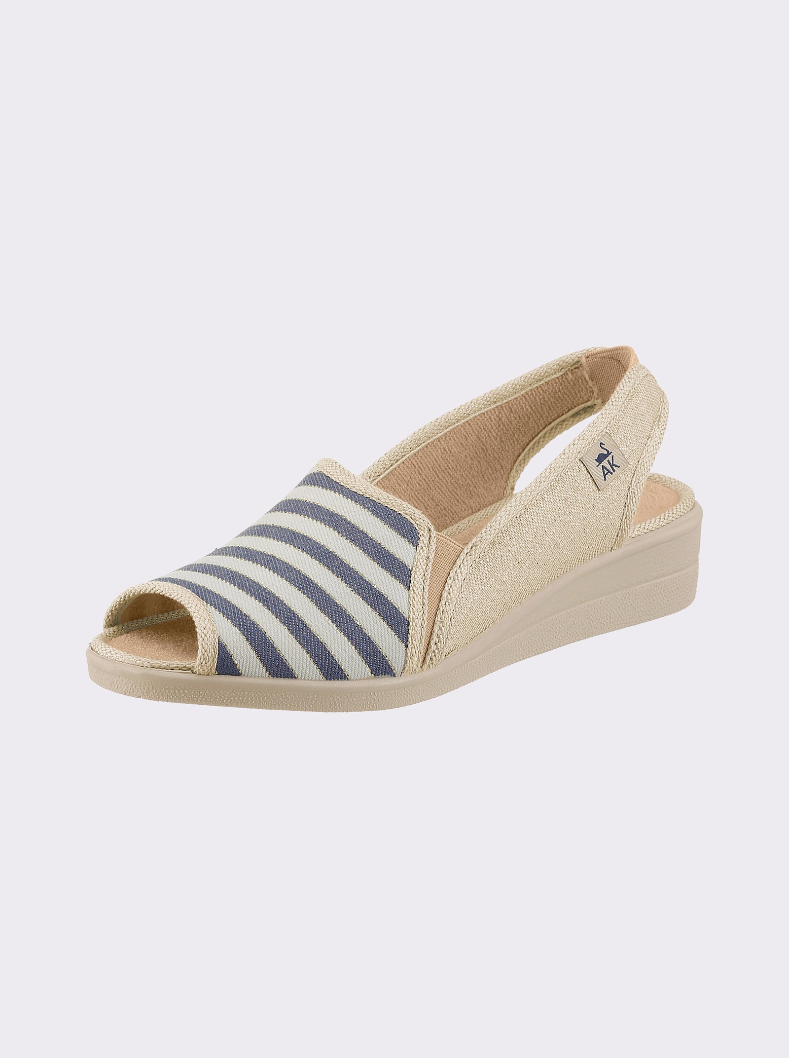 heine Sandale - blau-sand