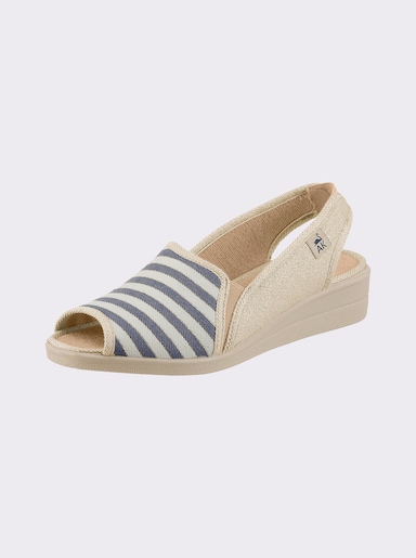 heine Sandale - blau-sand