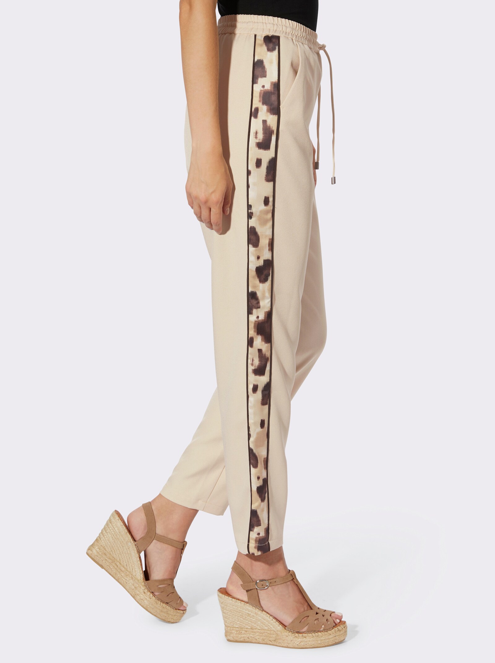 heine 7/8-Hose in Karottenform - sand