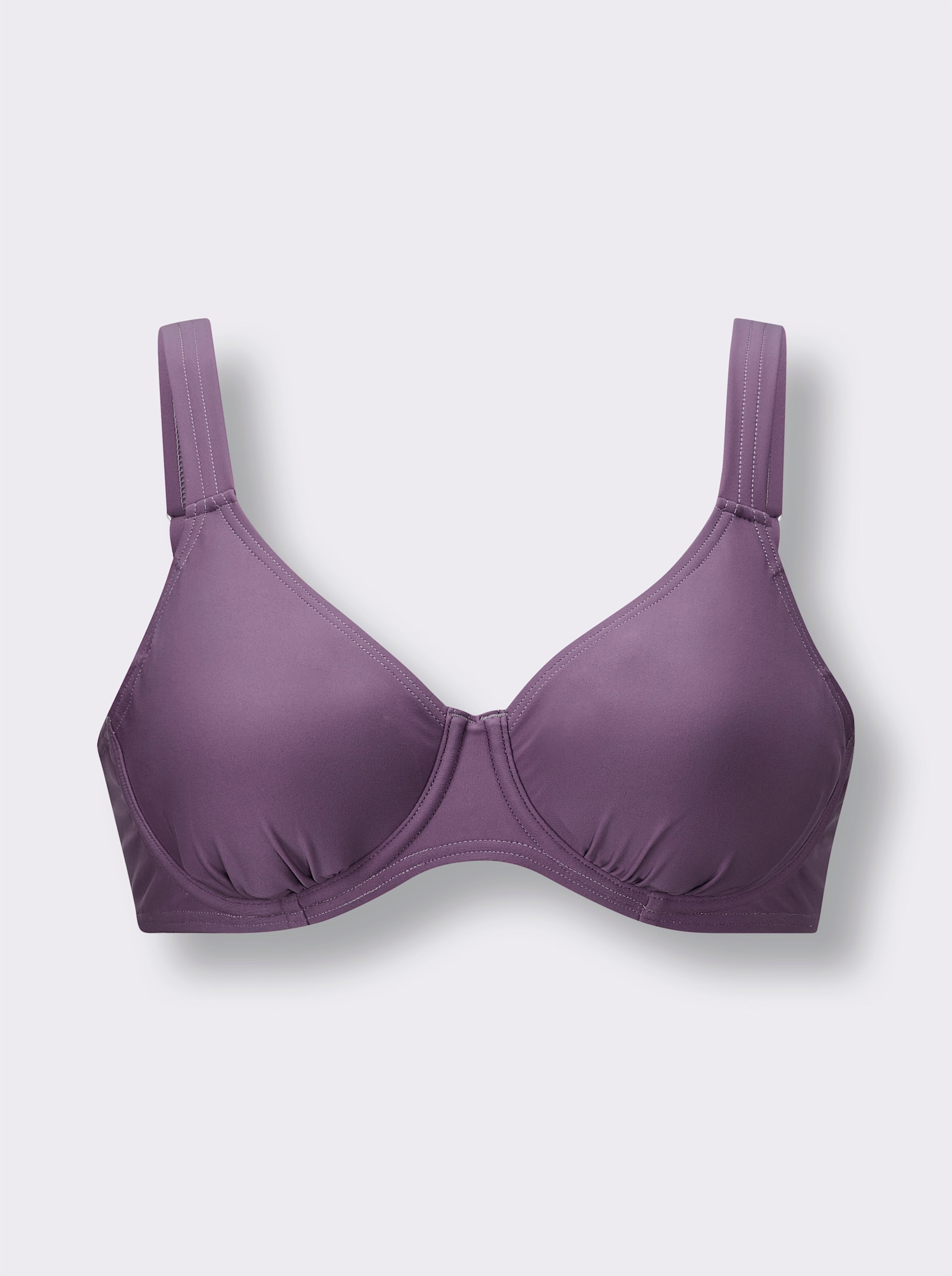 feel good Bikini-Oberteil mit herausnehmbaren Softcups - violett
