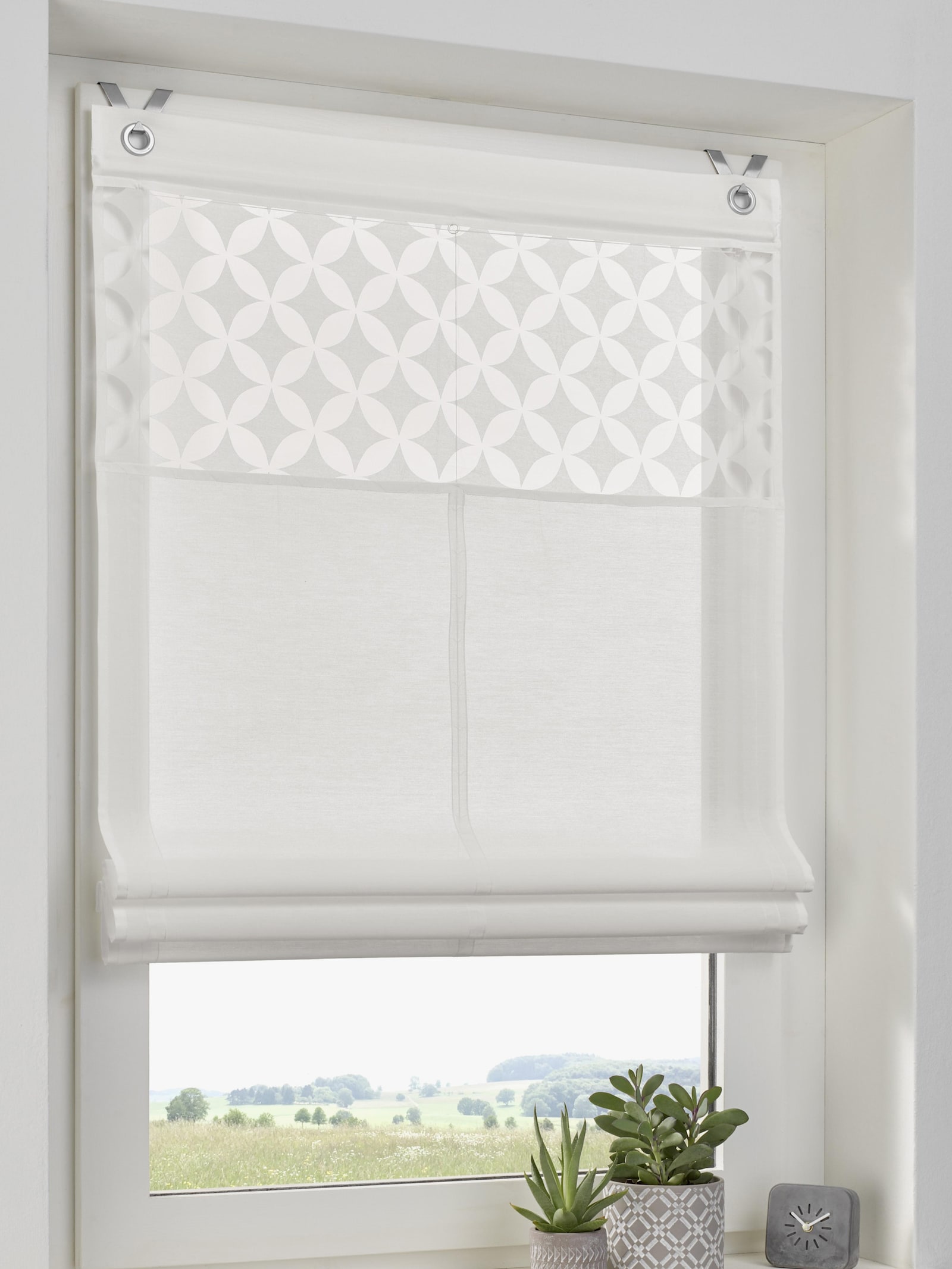 heine home Raffrollo - weiß