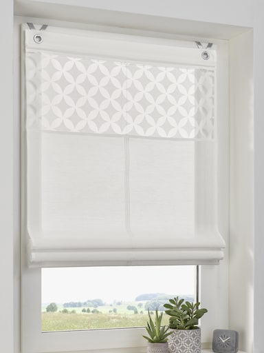 heine home Raffrollo - weiß