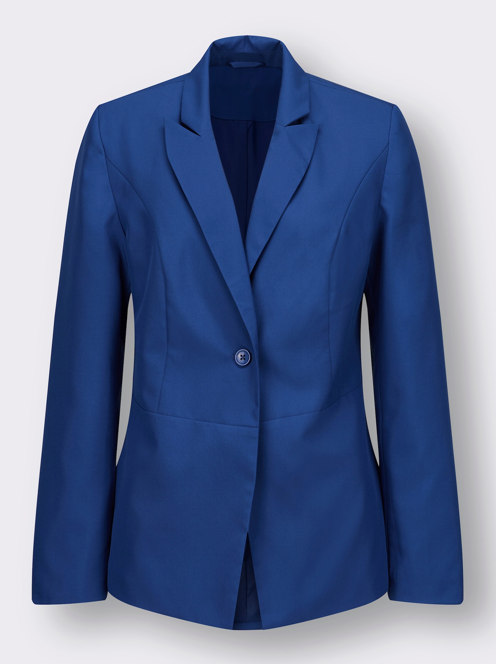 Blazer leicht ausgestellte Form - royalblau