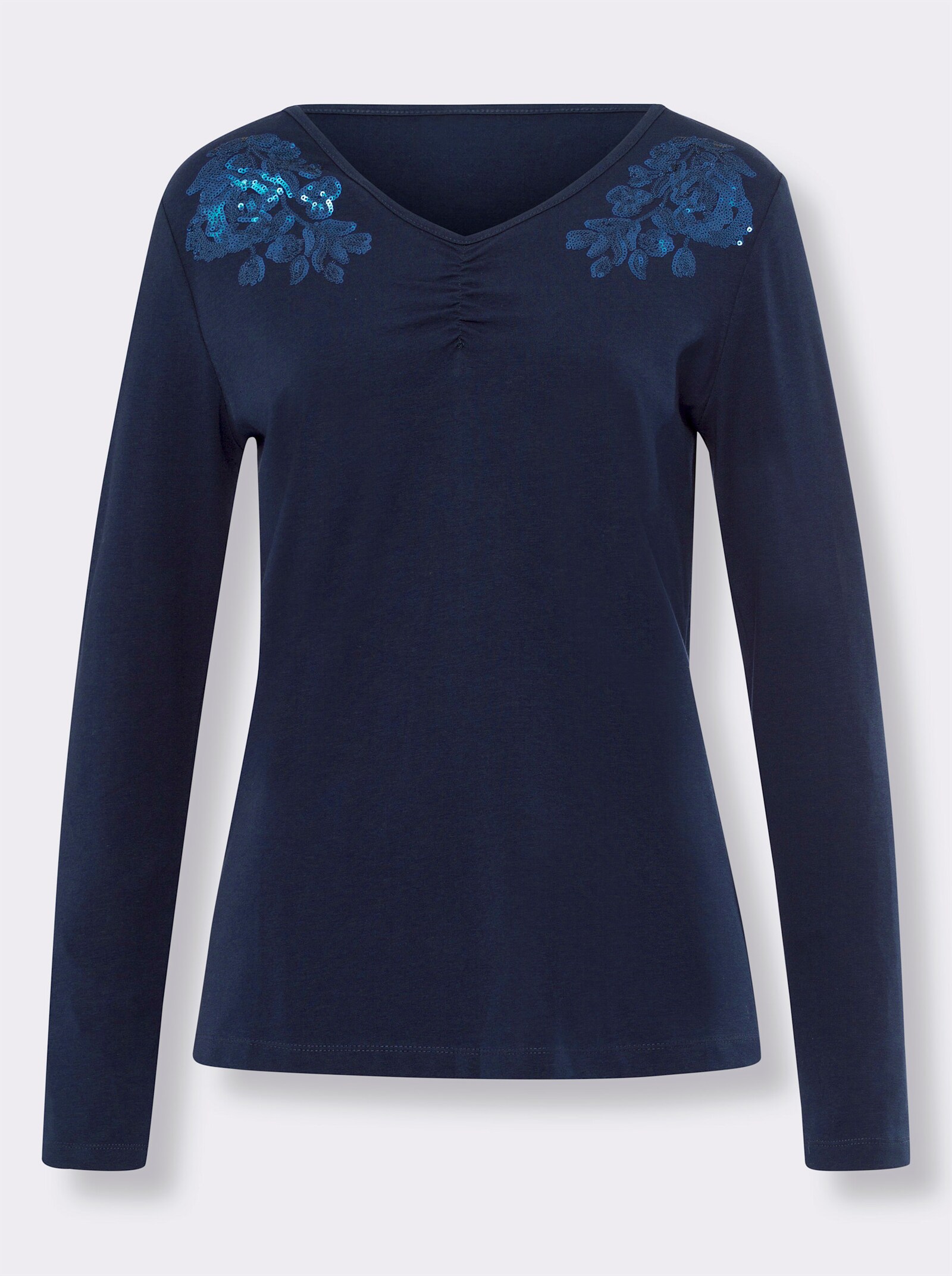 heine Langarmshirt - marine