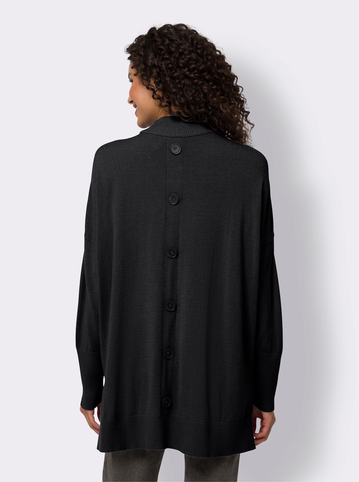 heine Stehkragenpullover - schwarz