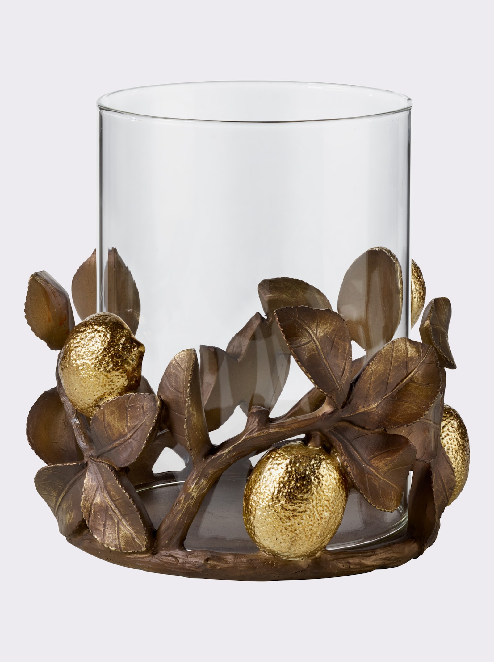 heine home Windlicht - braun-goldfarben