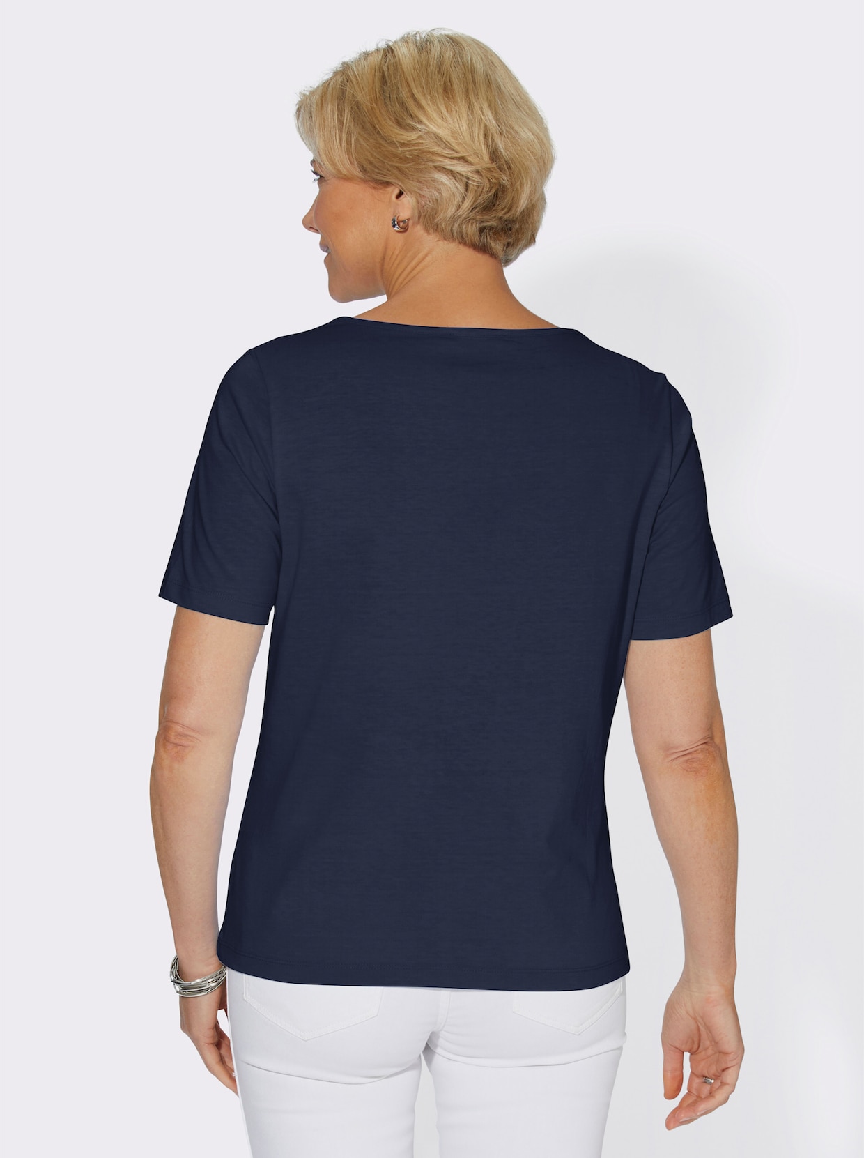 Tričko s krátkým rukávem - noční modrá