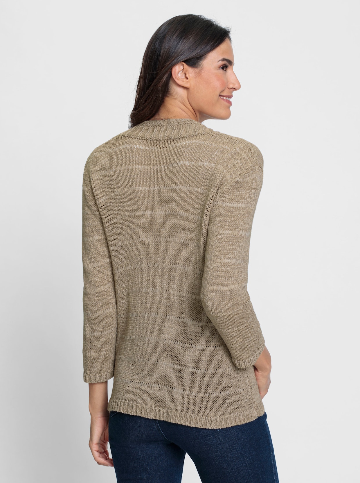 Strickjacke - sesam