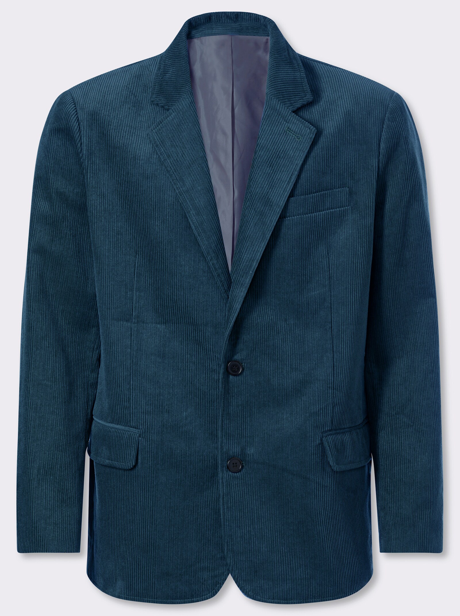 Marco Donati Sakko aus Cord, reine Baumwolle - dunkelblau