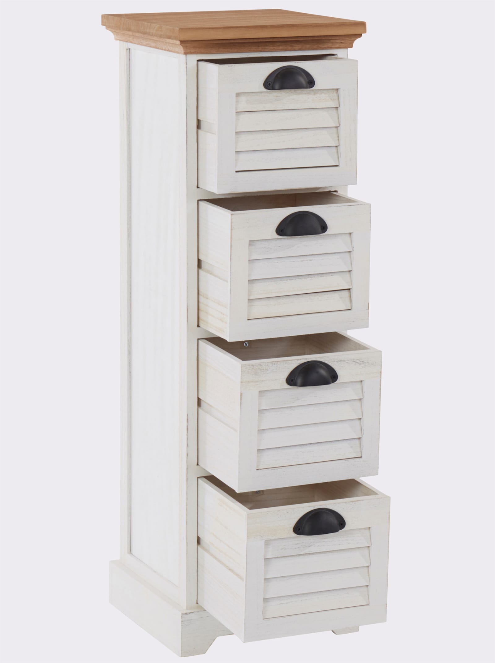 heine home Kommode - weiß-natur