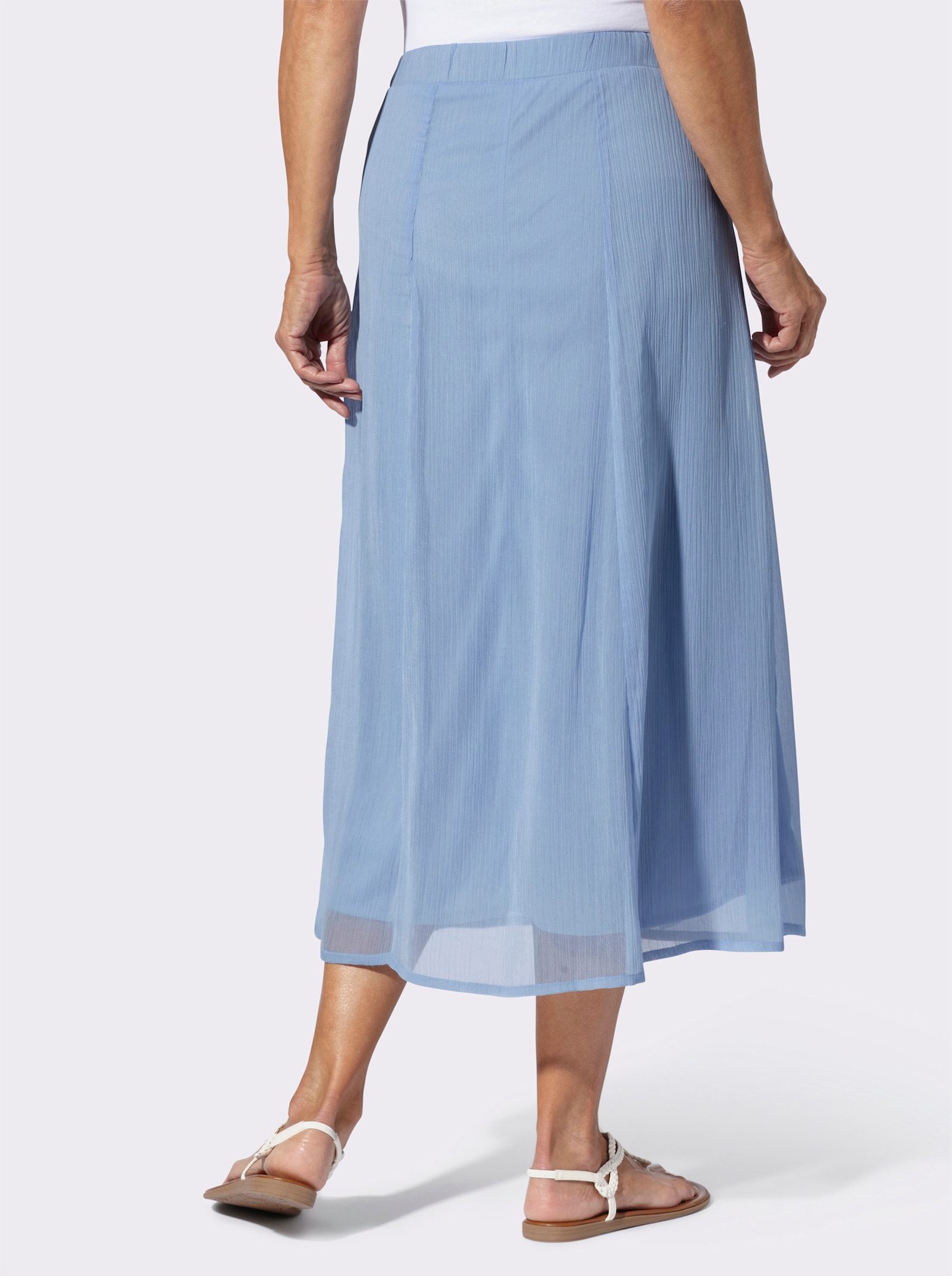 Bahnenrock in Schlupfform - bleu