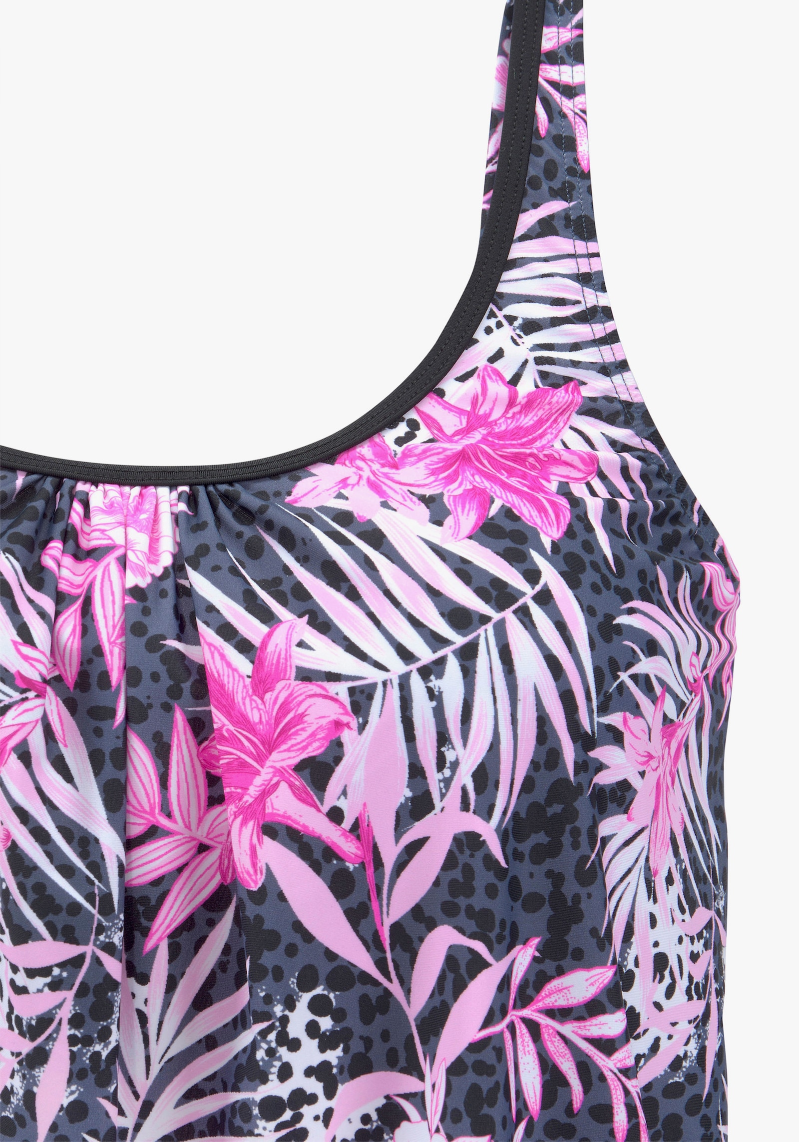 Buffalo Oversize-Tankini - marine-pink