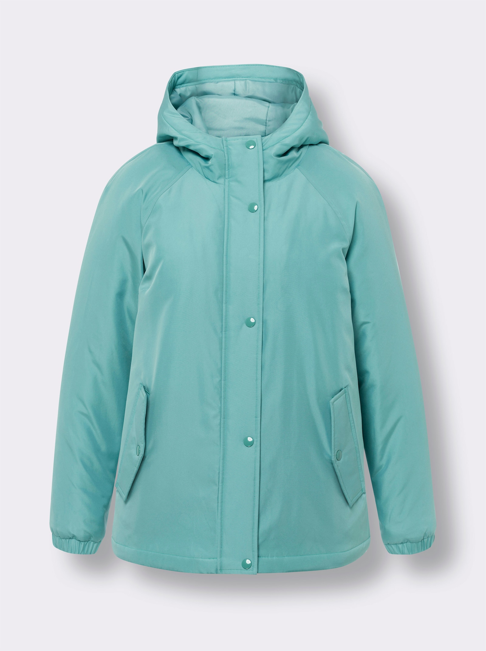 Jacke mit weitem Schnitt - salbei