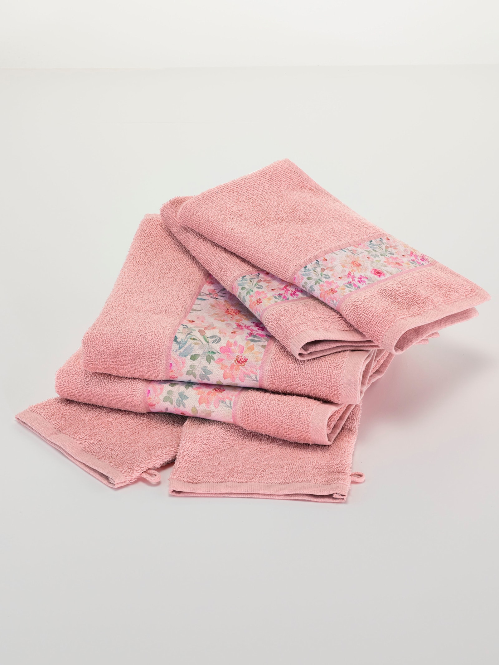 6-tlg. Handtuch-Set - beige