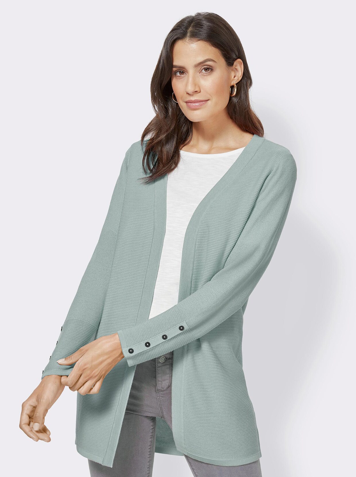 Strickjacke - mint