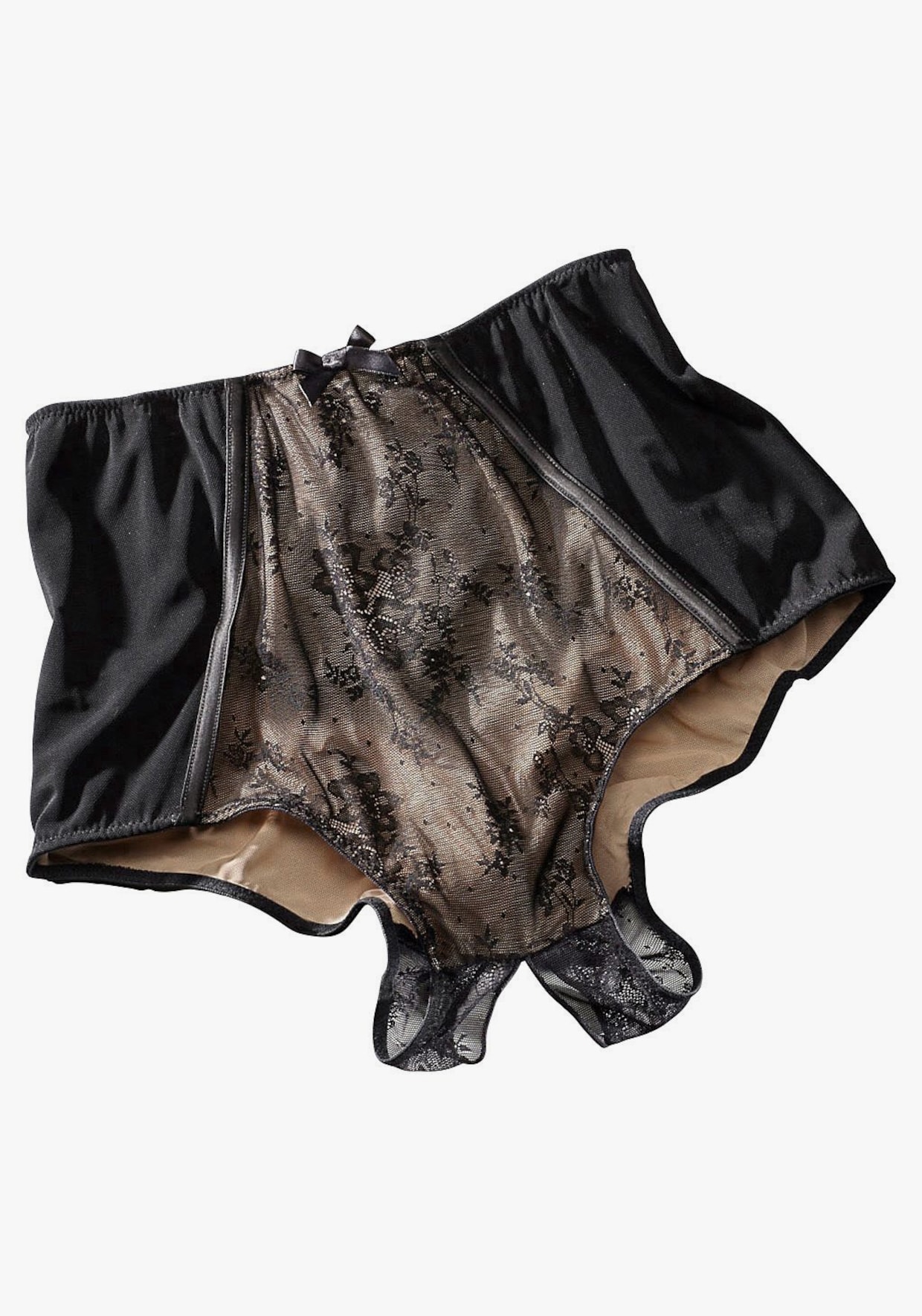petite fleur gold Panty-ouvert - zwart