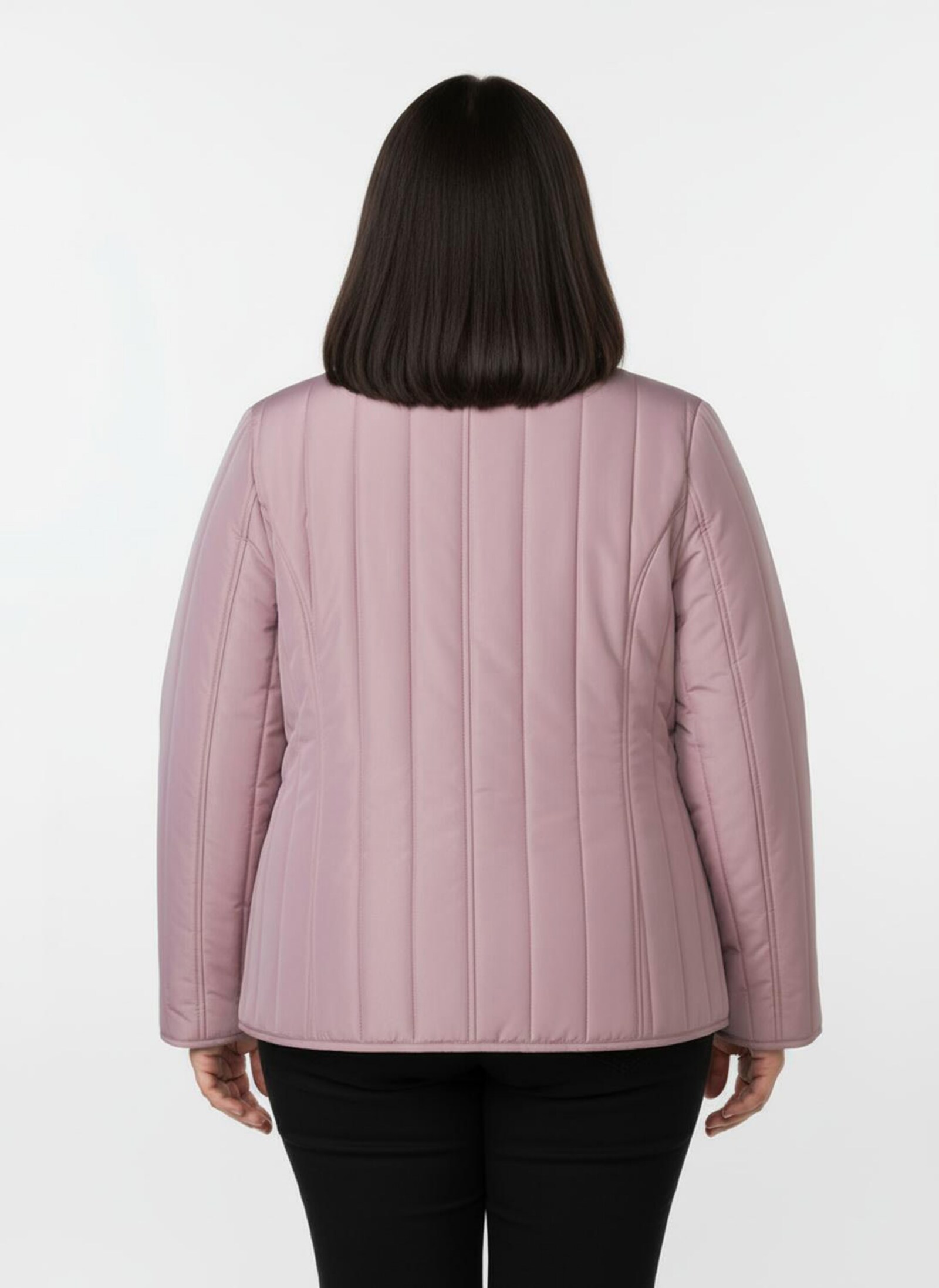 Steppjacke mit Längssteppung - hortensie