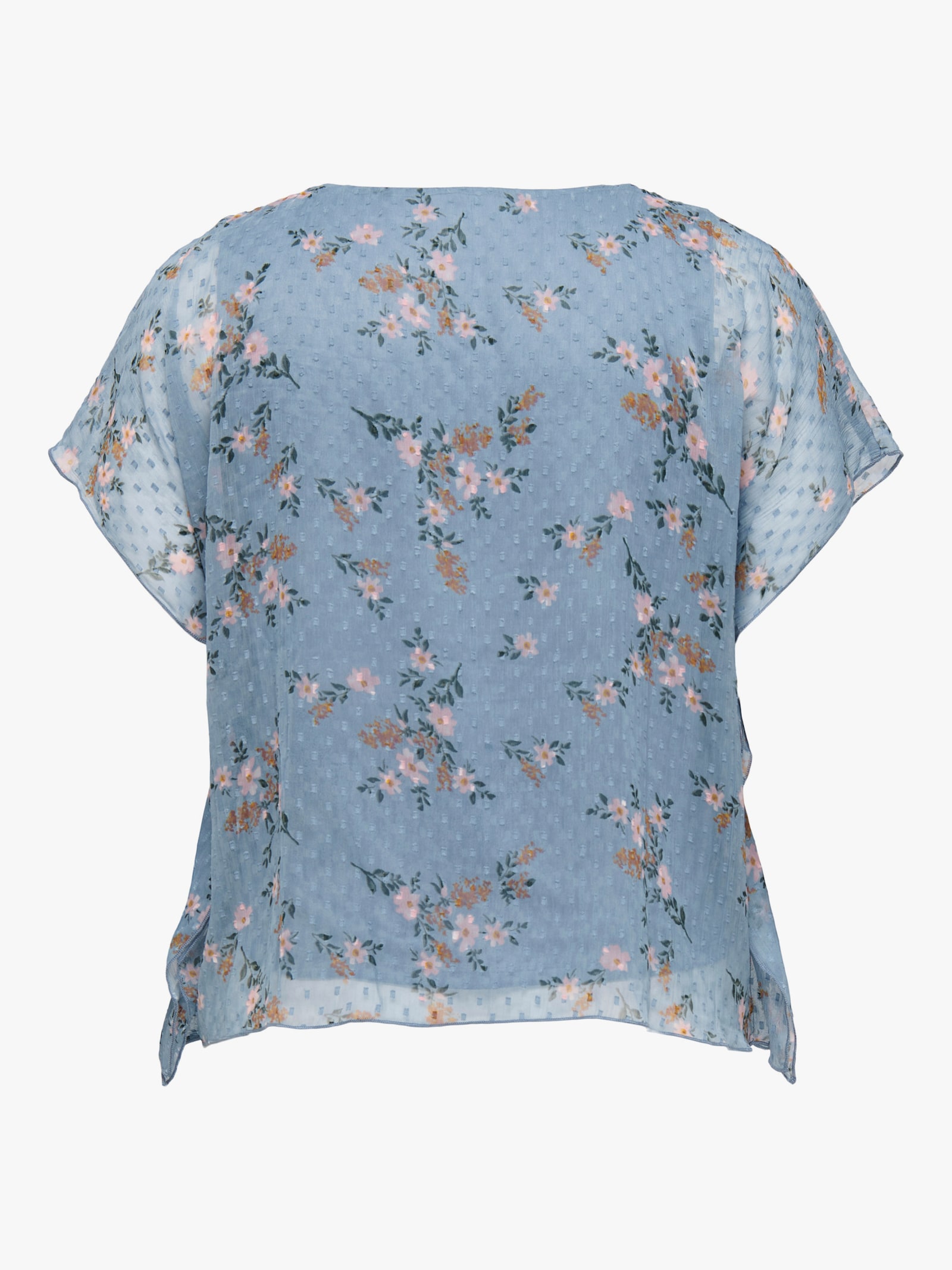 ONLY CARMAKOMA Blusenshirt - riviera aop:cornflower