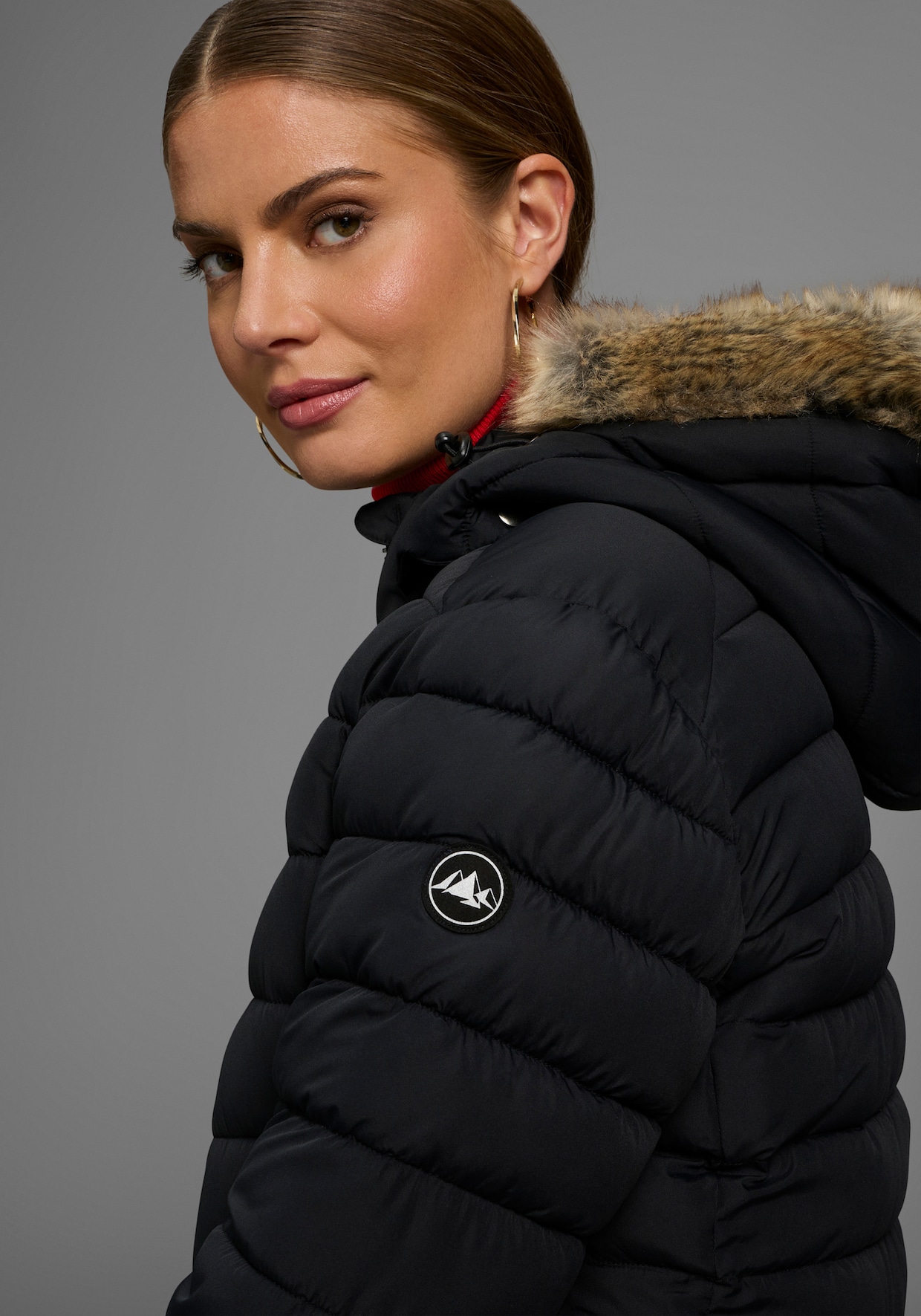 Steppjacke - schwarz