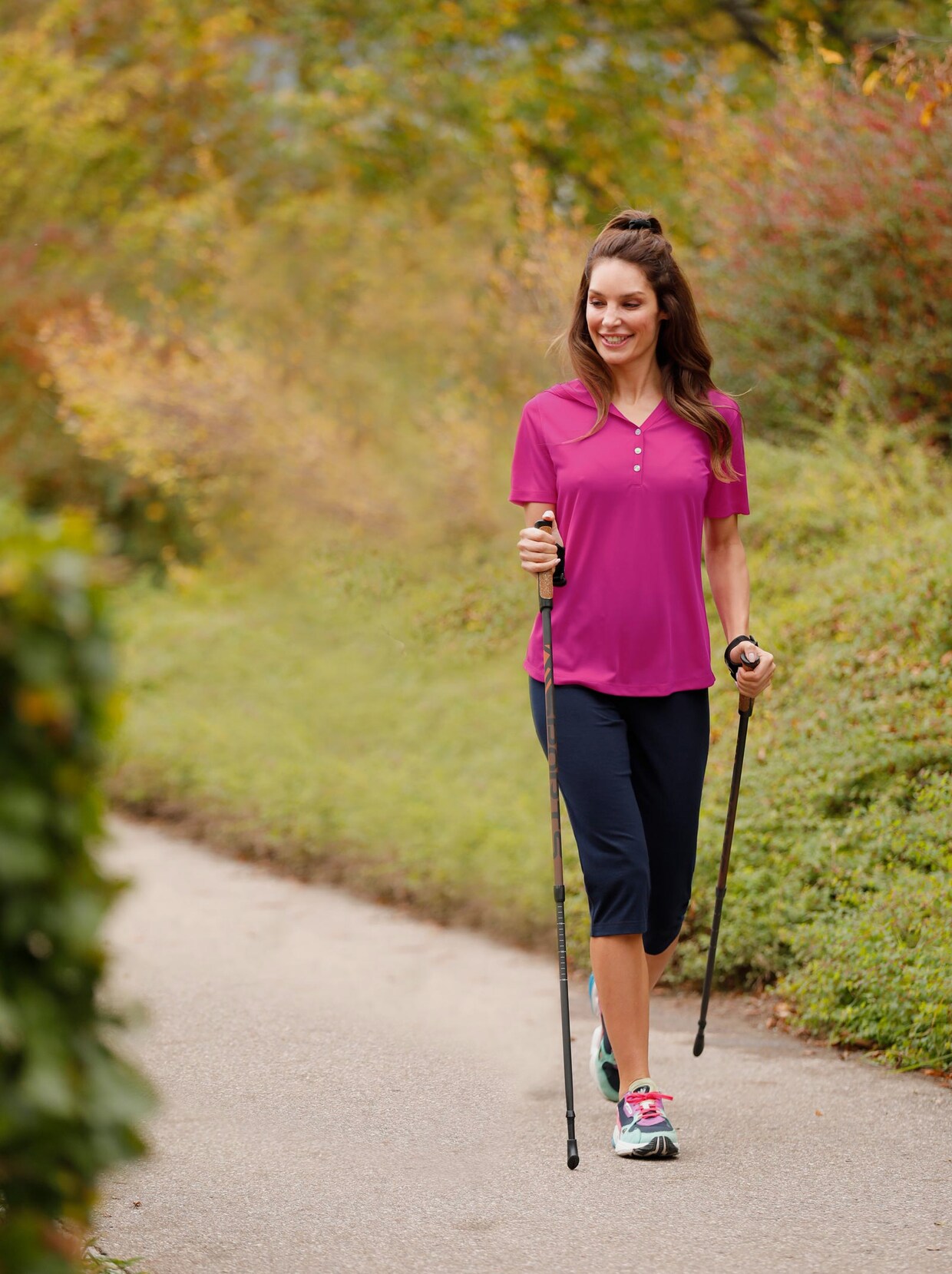 Catamaran Sports Pantalon de sport - marine-fuchsia