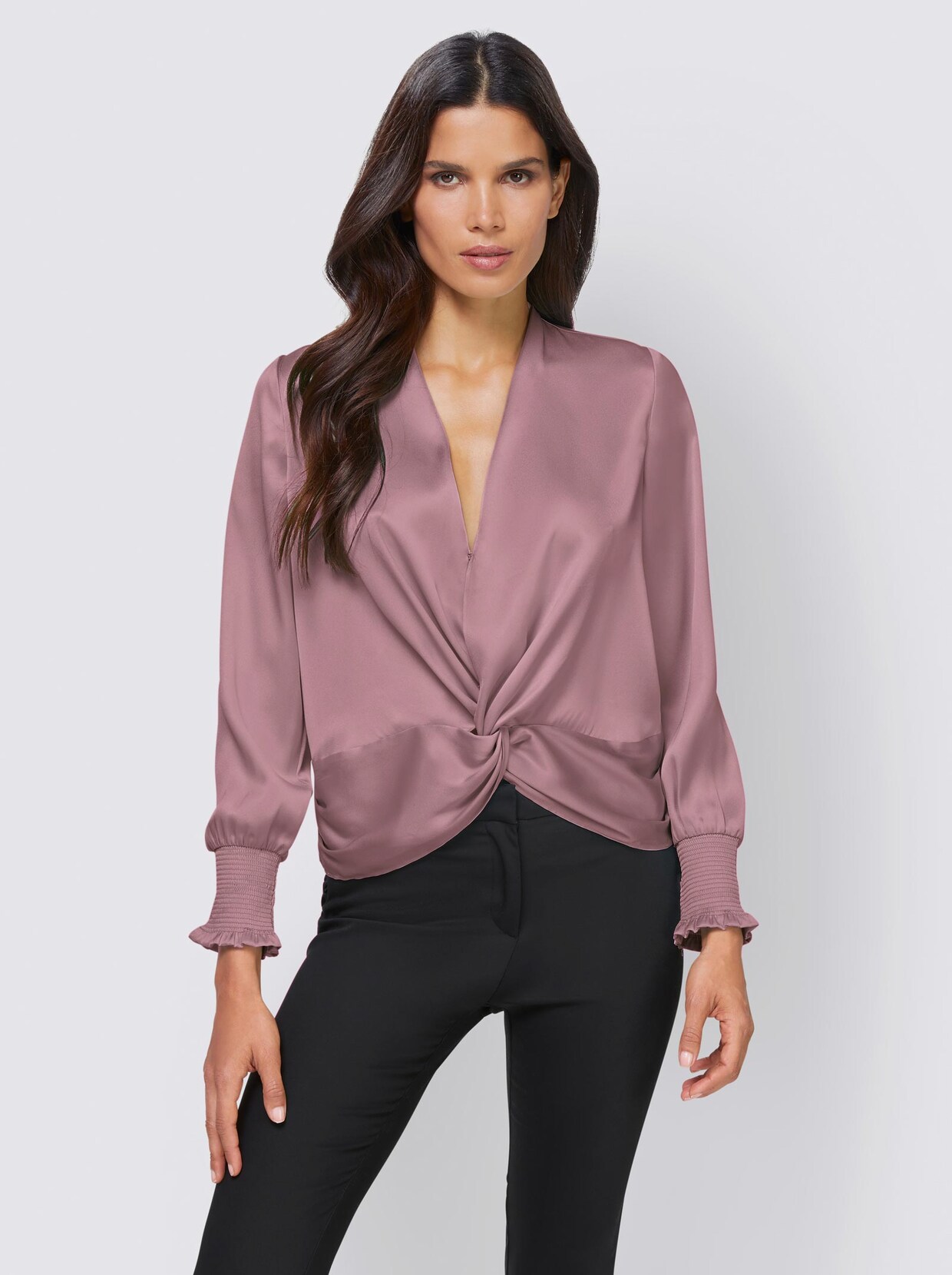 Ashley Brooke Schlupfbluse - mauve