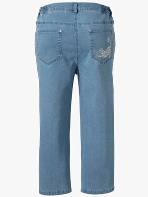 Capri-Jeans - blue-bleached