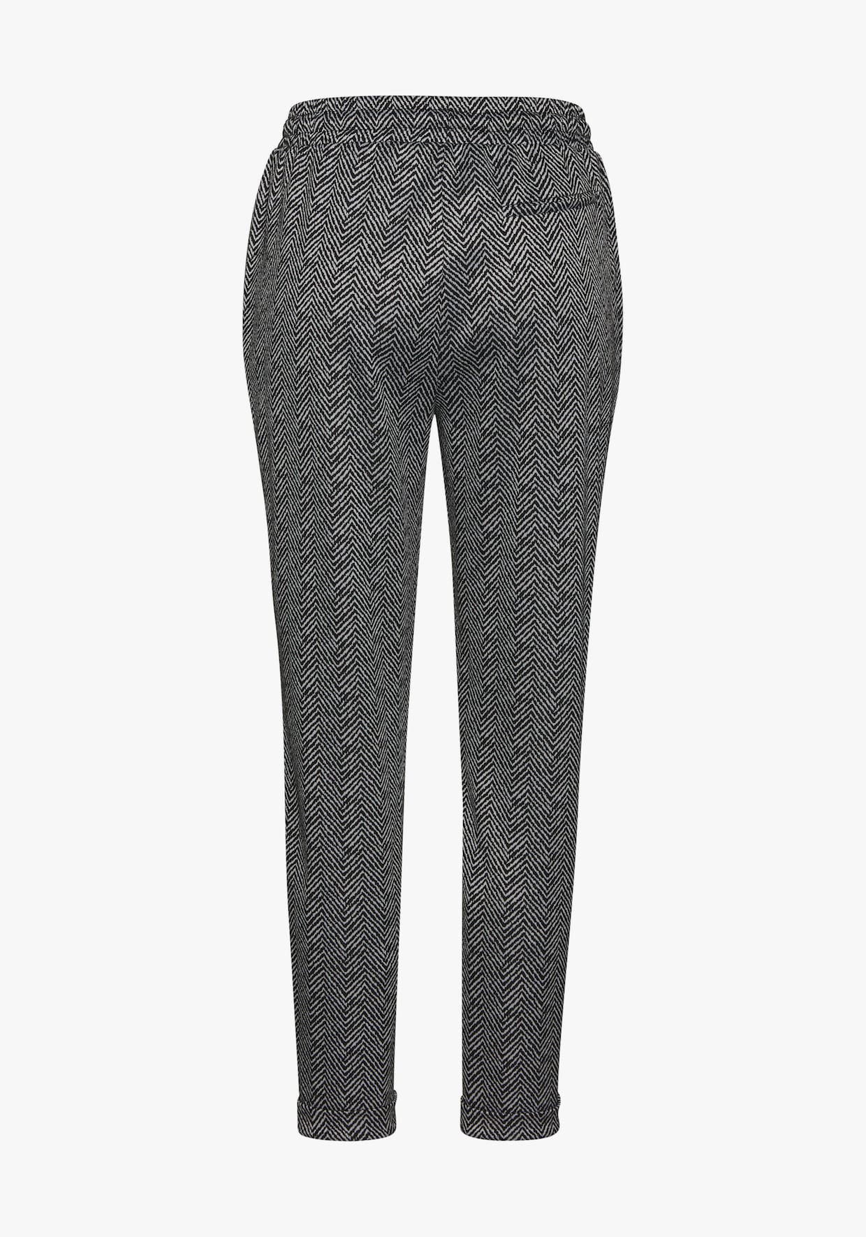 Vivance pantalon de jogging - noir-crème à motifs