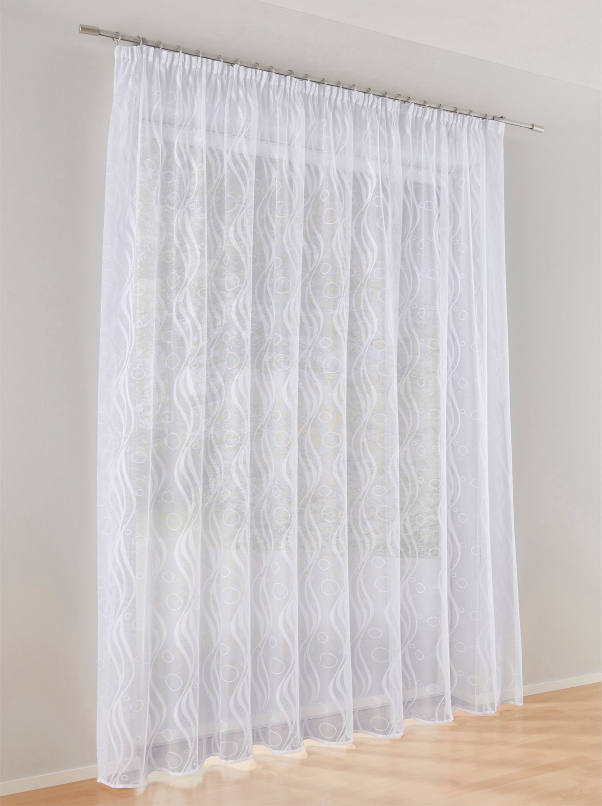 heine home Decoratieve vitrage - wit